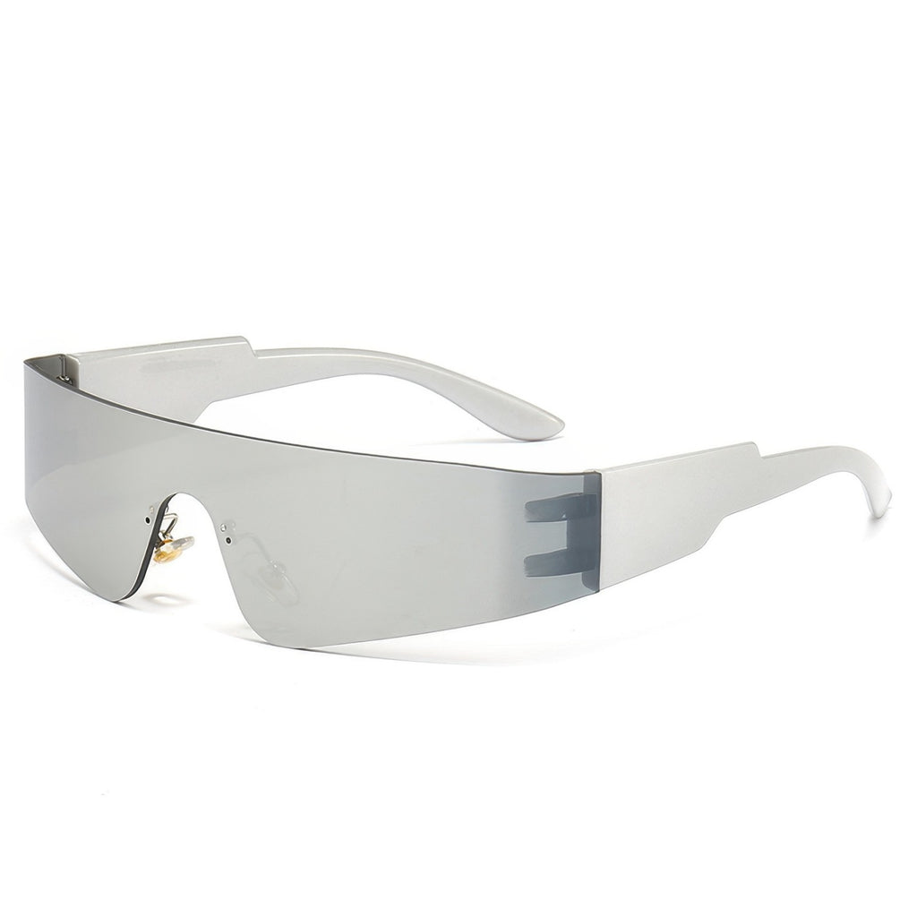 Fashion Rimless Monolithic Punk Sunglasses