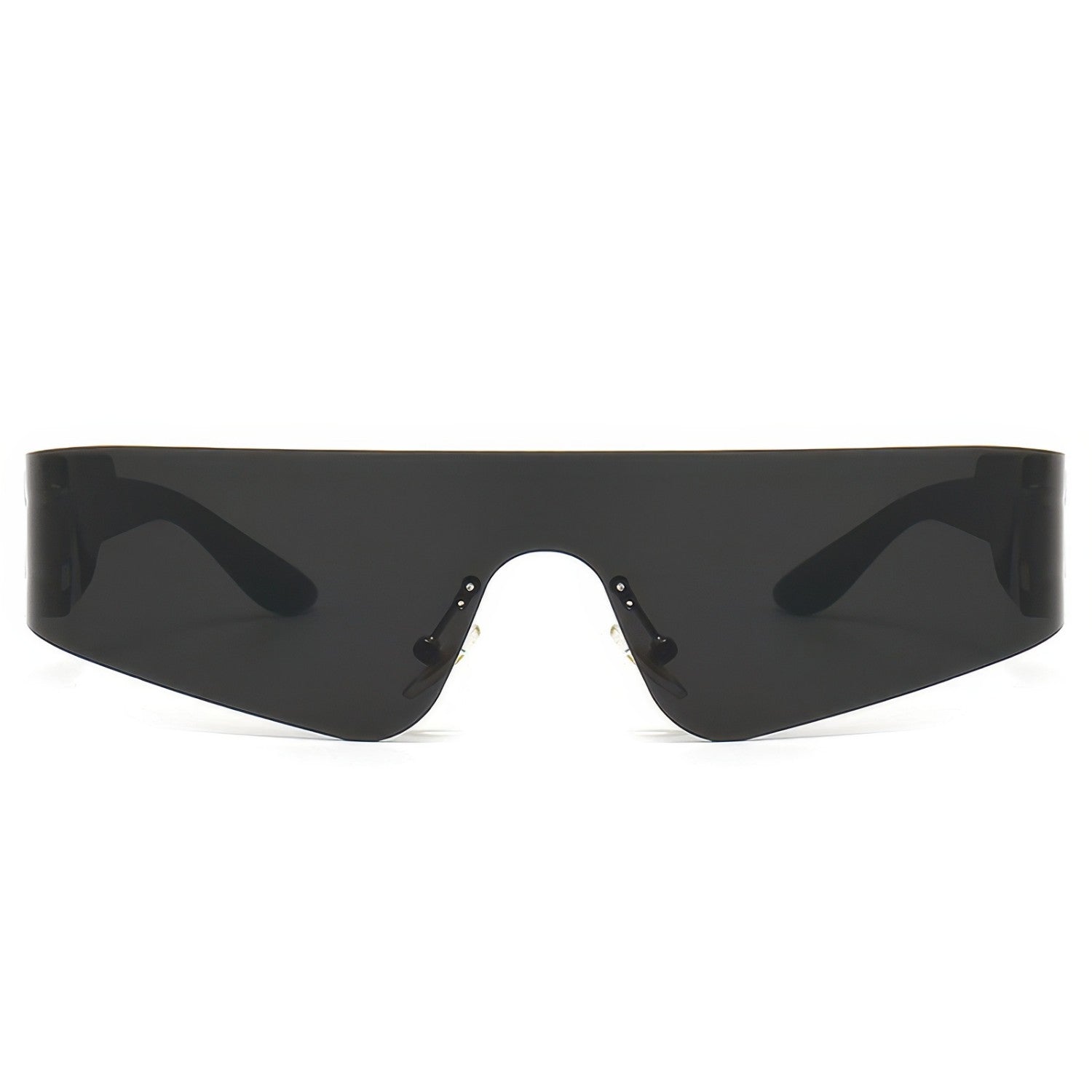 Fashion Rimless Monolithic Punk Sunglasses