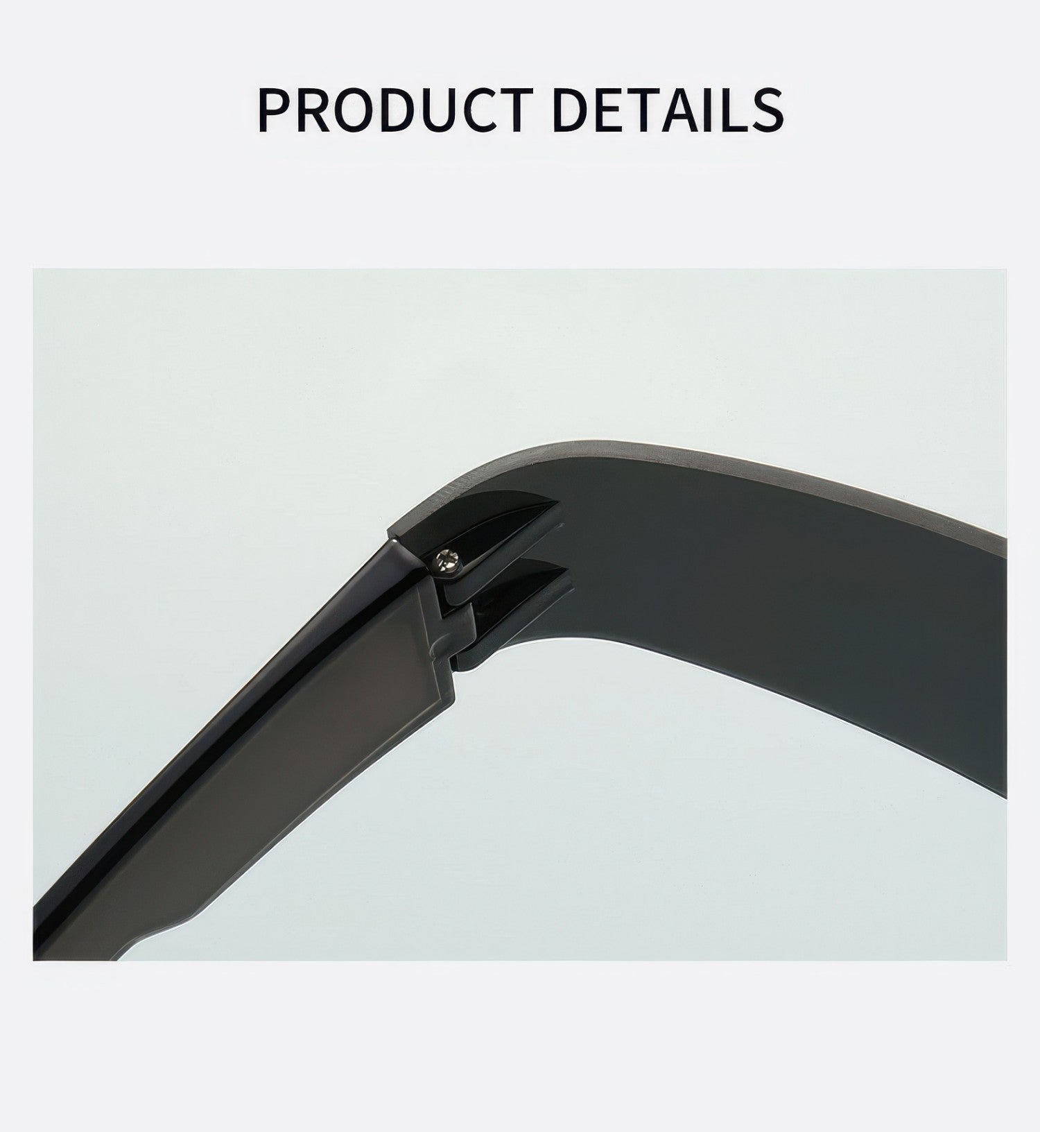 Fashion Rimless Monolithic Punk Sunglasses