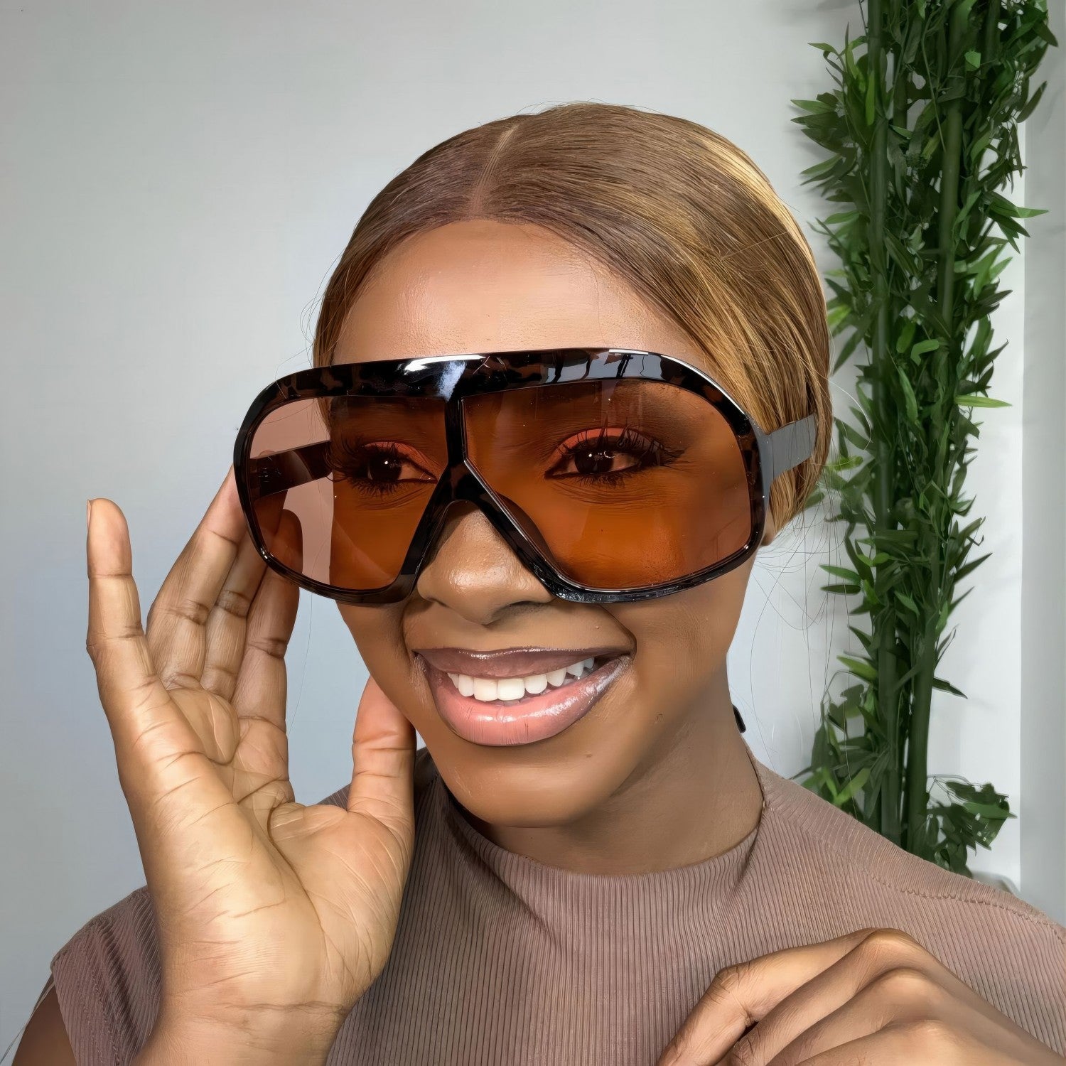 Large Frame Square Sunglasses