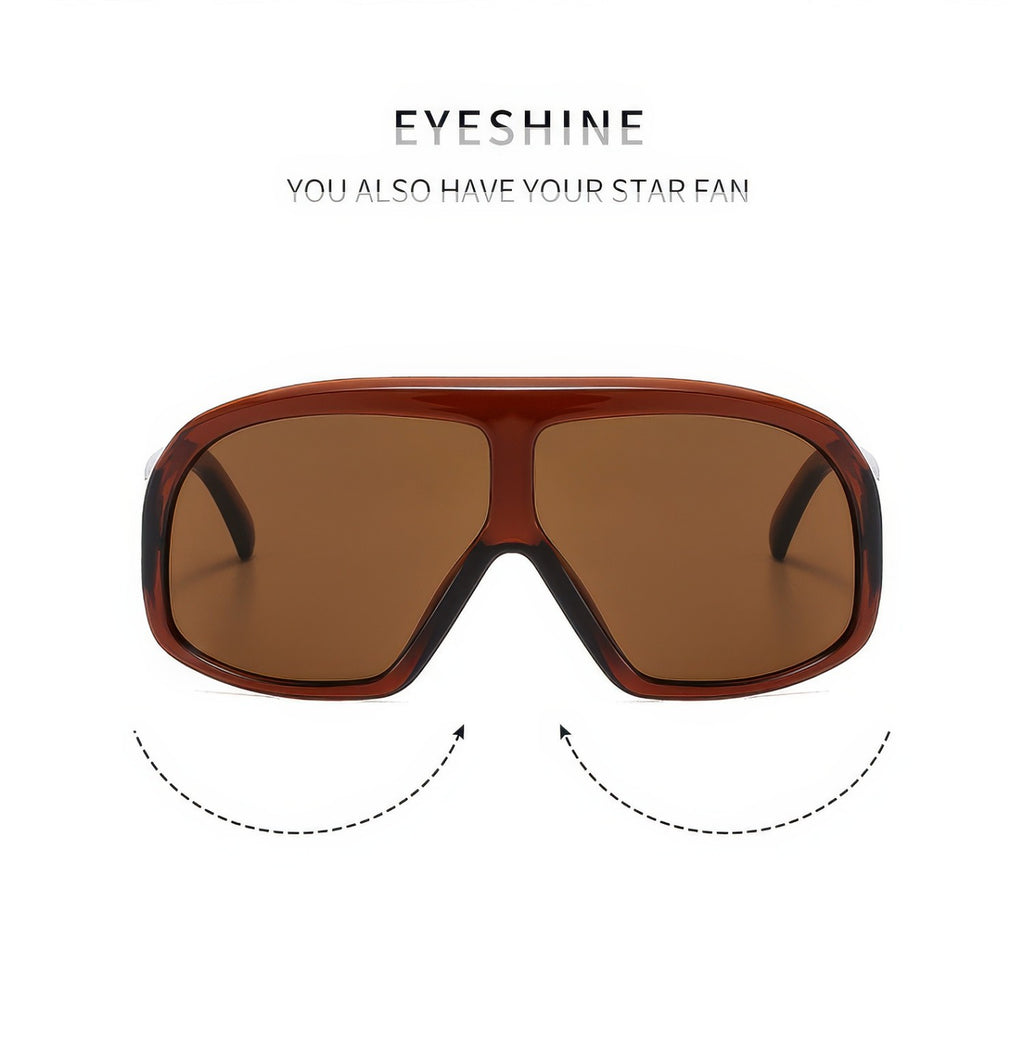 Large Frame Square Sunglasses