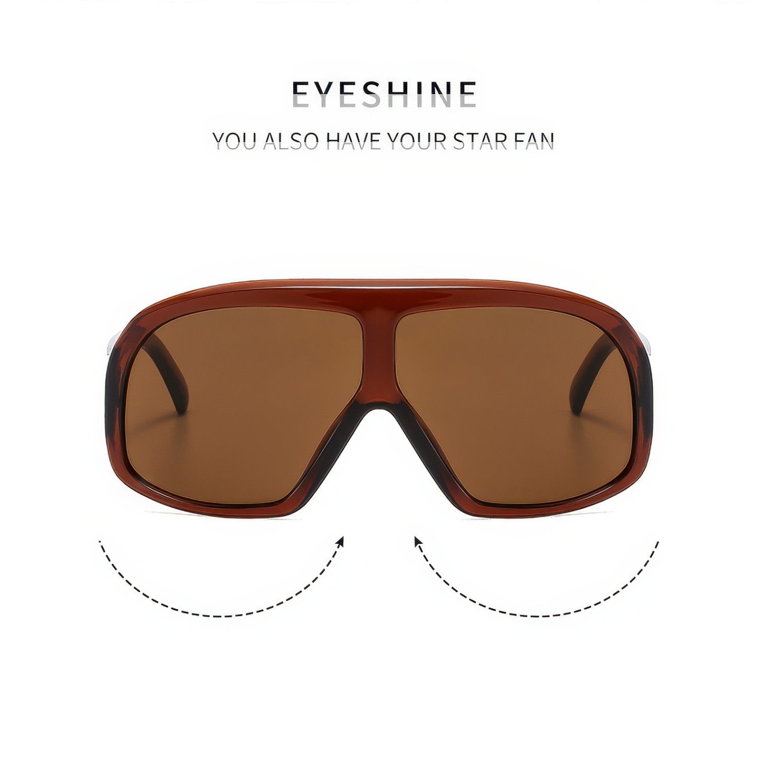 Large Frame Square Sunglasses