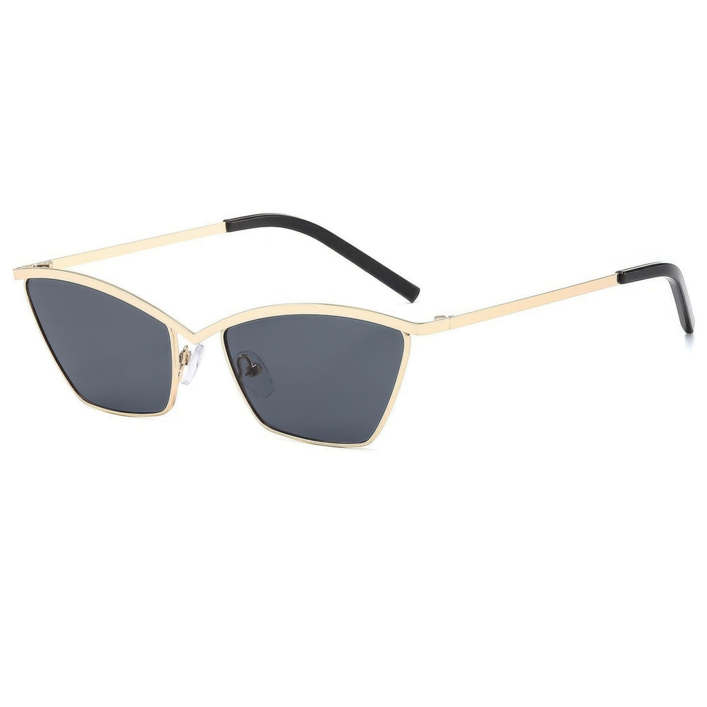 Metal Retro Outdoors Cat Eye Sunglasses
