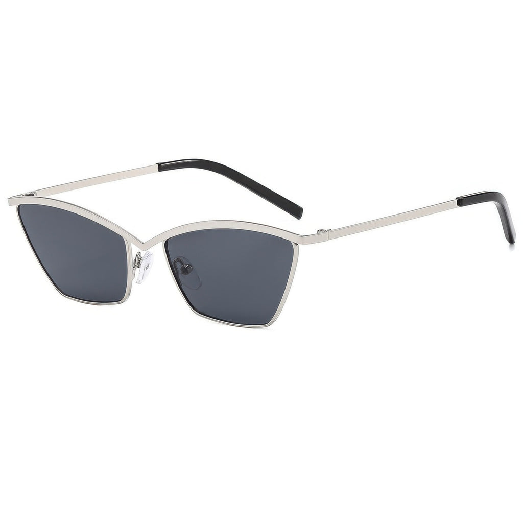 Metal Retro Outdoors Cat Eye Sunglasses