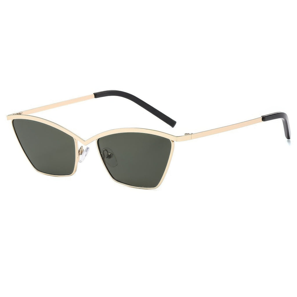 Metal Retro Outdoors Cat Eye Sunglasses