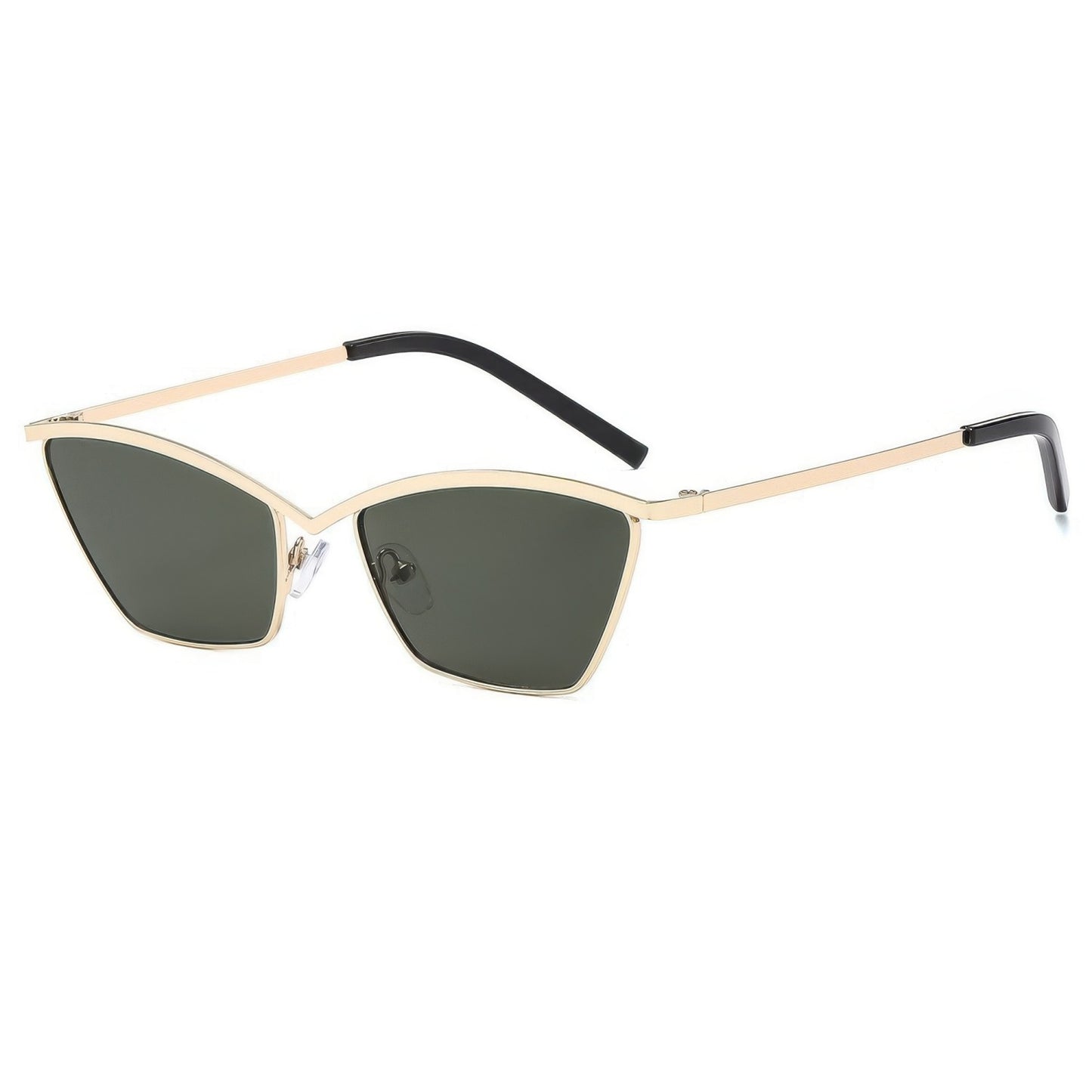 Metal Square Sunglasses Retro Punk UV Protection Eyewear