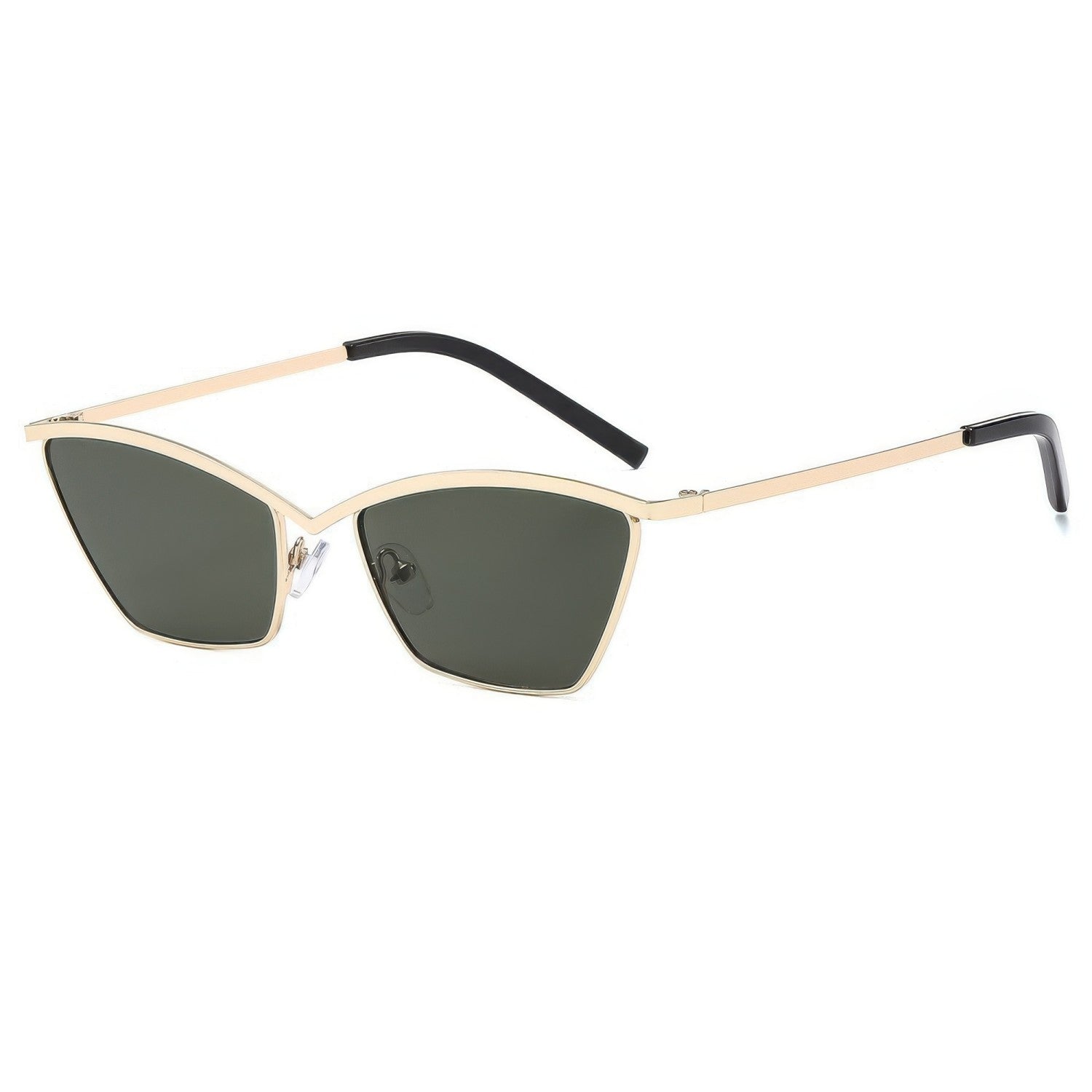 Metal Retro Outdoors Cat Eye Sunglasses