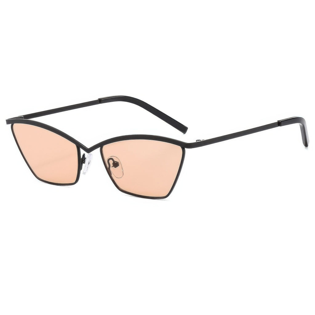 Metal Retro Outdoors Cat Eye Sunglasses