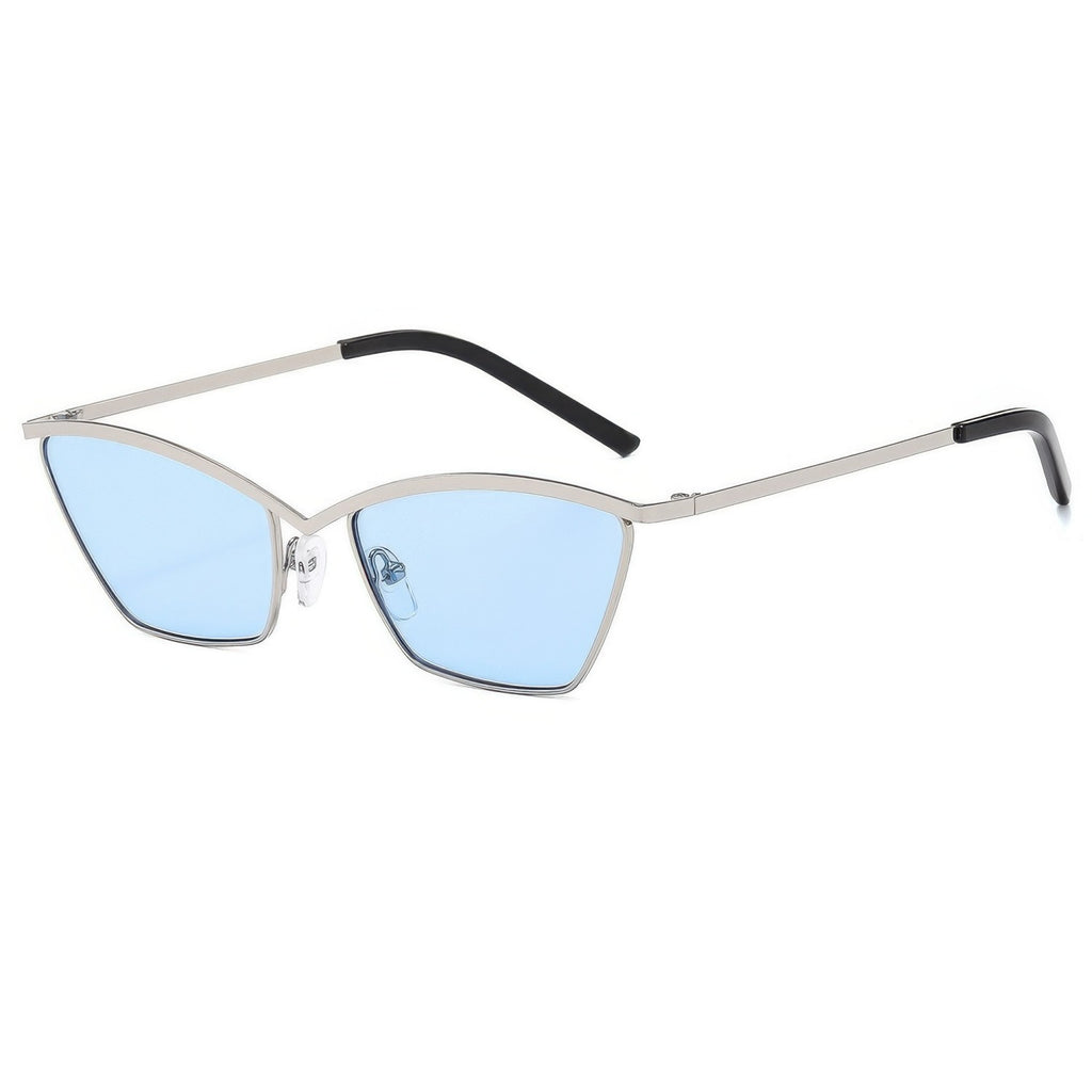 Metal Retro Outdoors Cat Eye Sunglasses