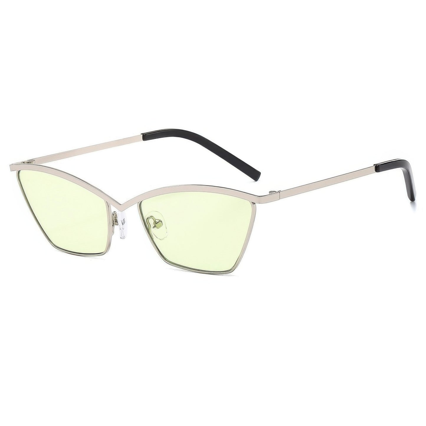 Metal Square Sunglasses Retro Punk UV Protection Eyewear