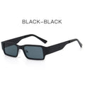 Metal Square Wide Leg Sunglasses Retro Fashion Eyewear
