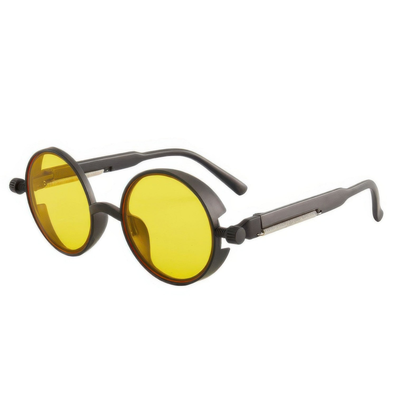 Round Funny Glasses Retro Steampunk PC Eyewear