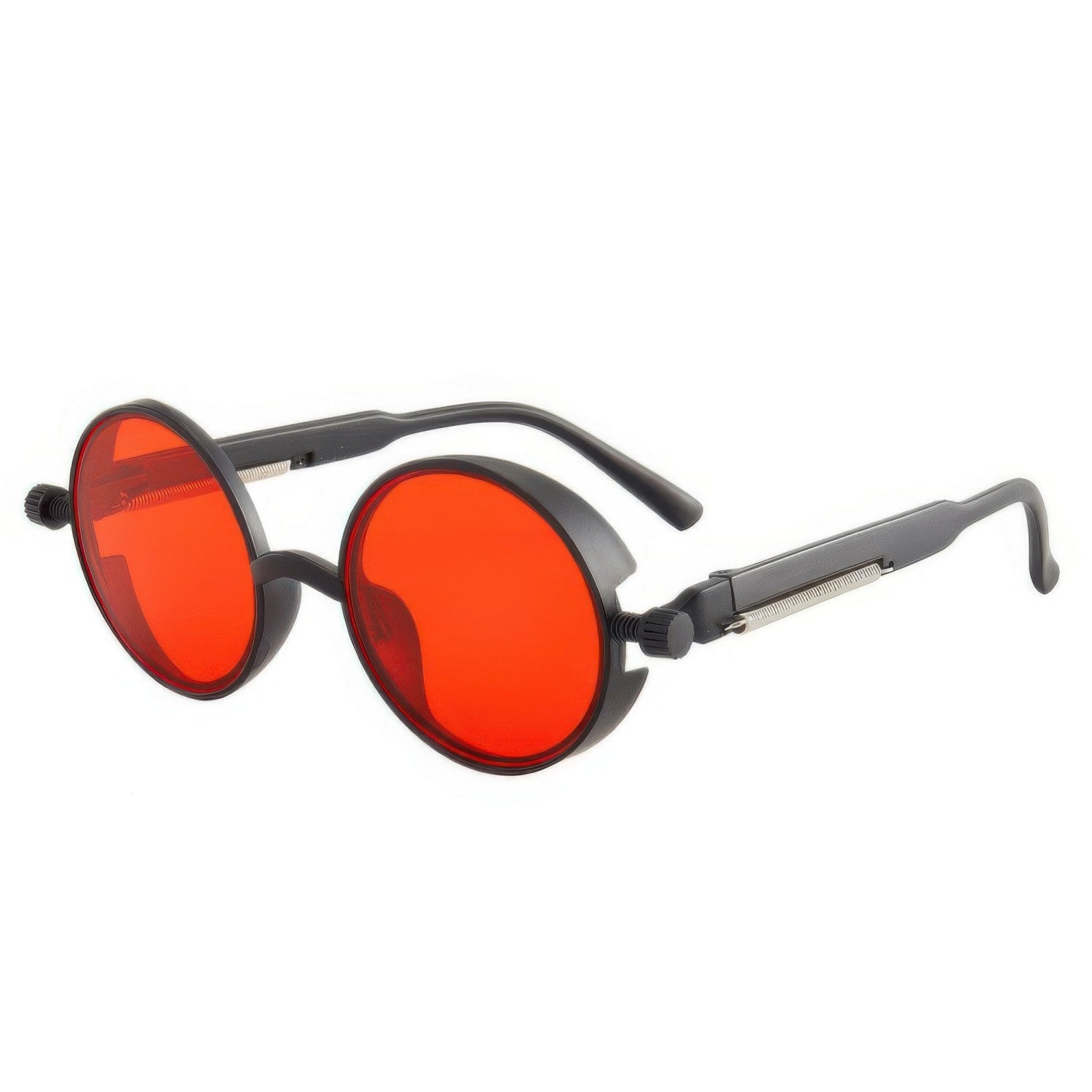 Round Funny Glasses Retro Steampunk PC Eyewear