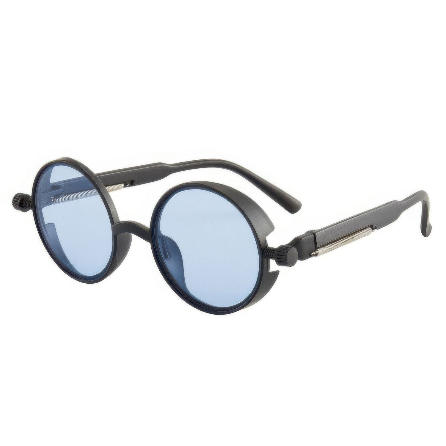 Round Funny Glasses Retro Steampunk PC Eyewear