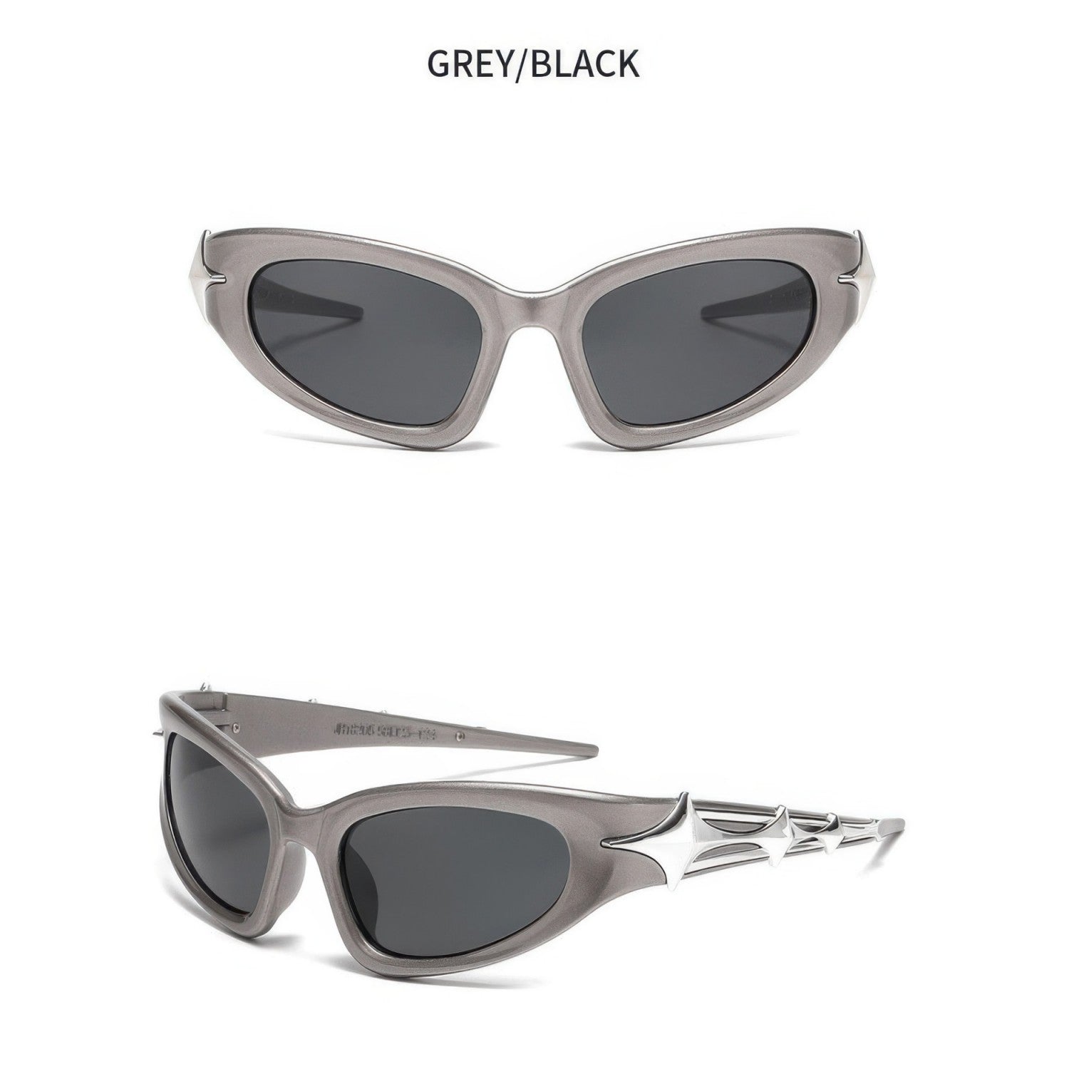 Cyber Futuristic Punk Star Sunglasses