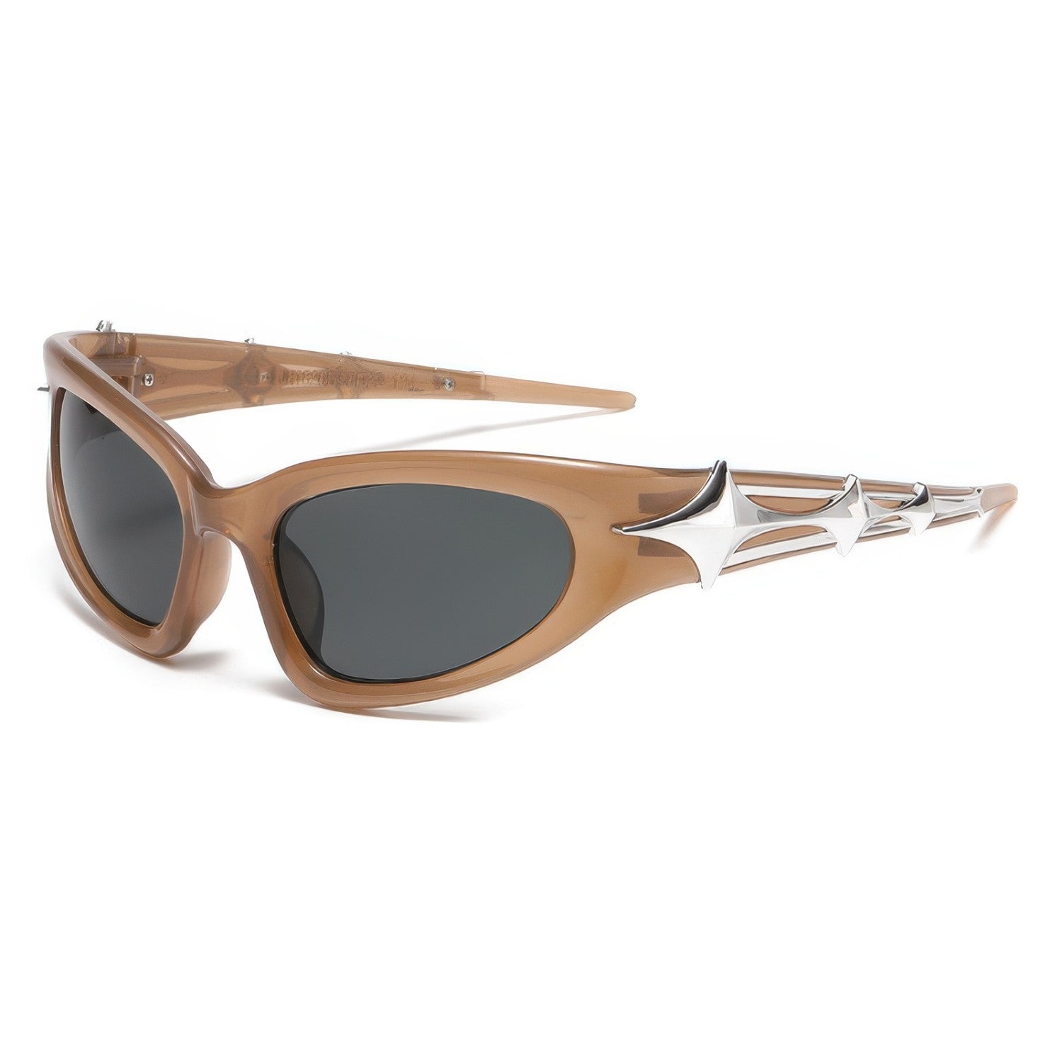 Cyber Futuristic Punk Star Sunglasses