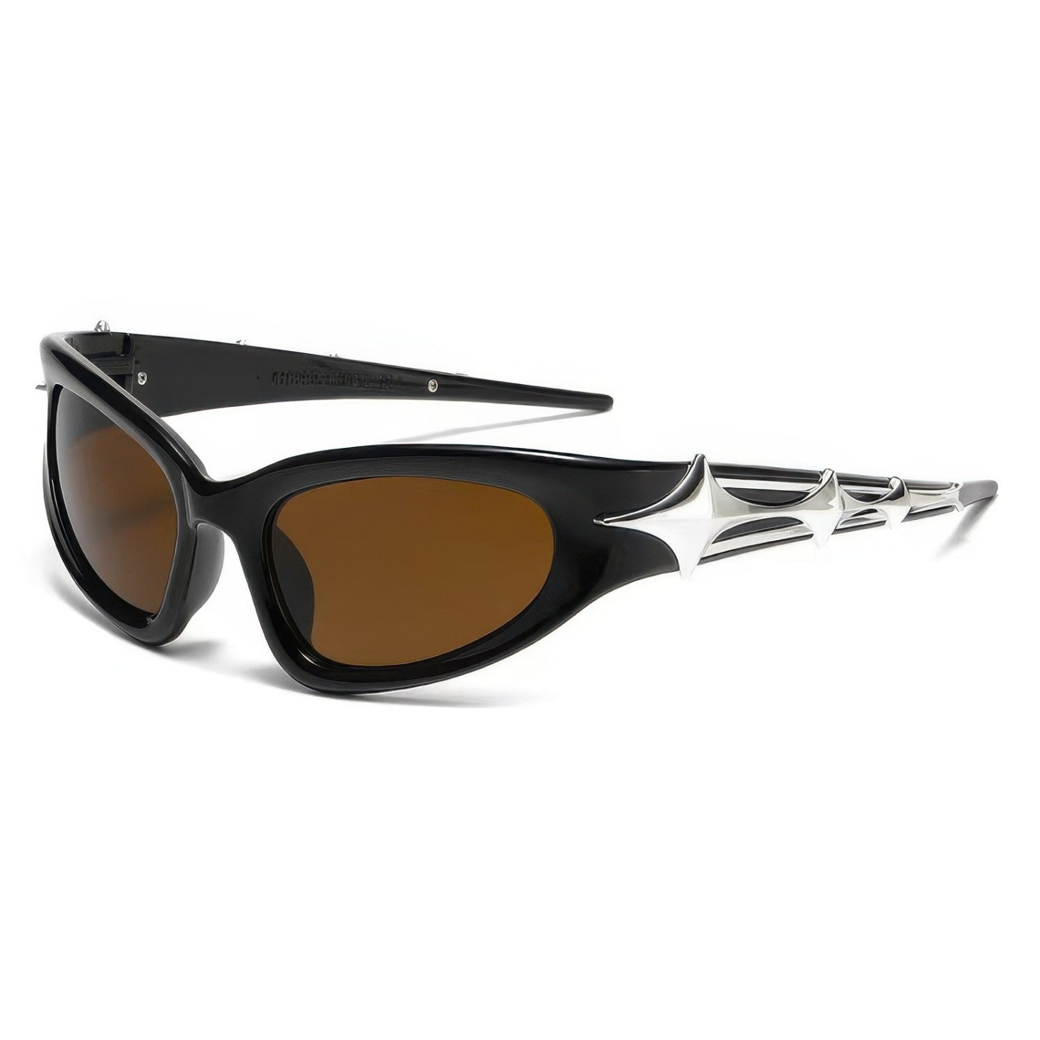 Cyber Futuristic Punk Star Sunglasses
