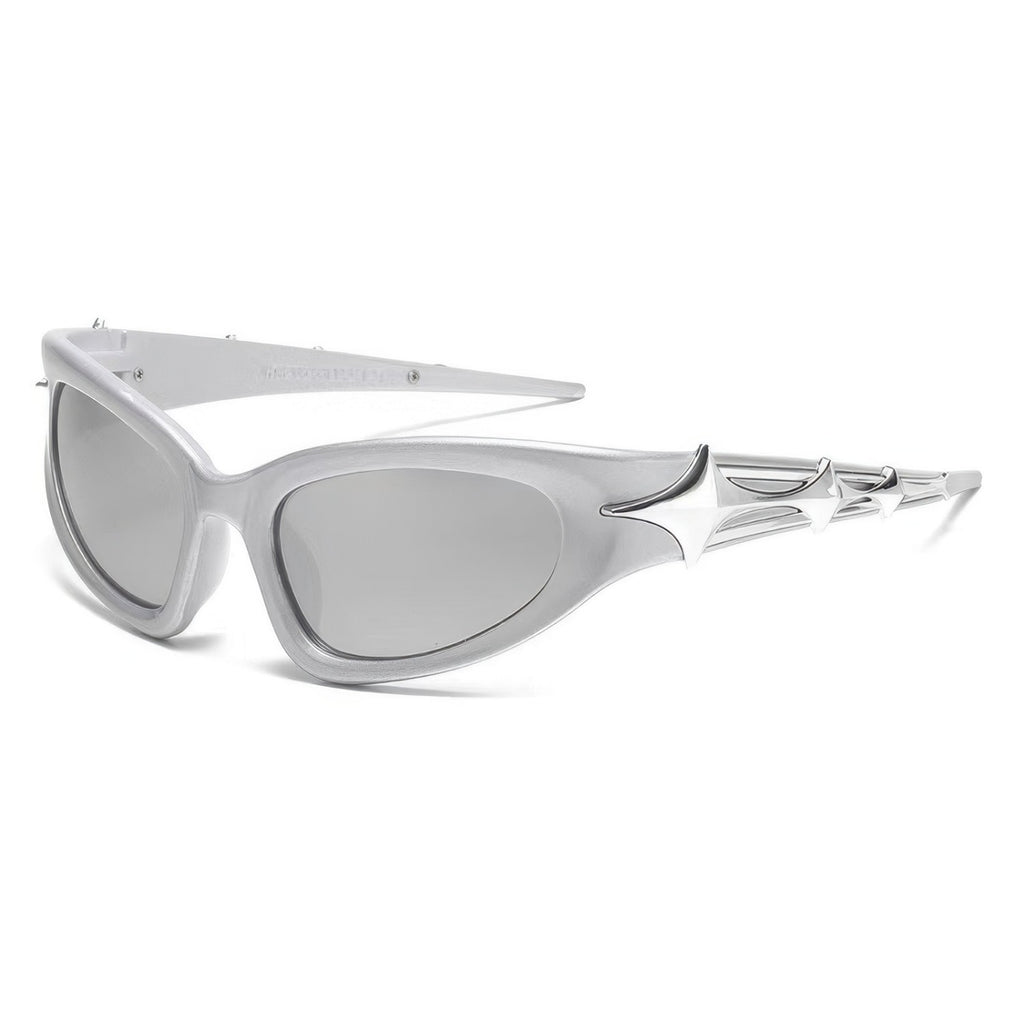 Cyber Futuristic Punk Star Sunglasses